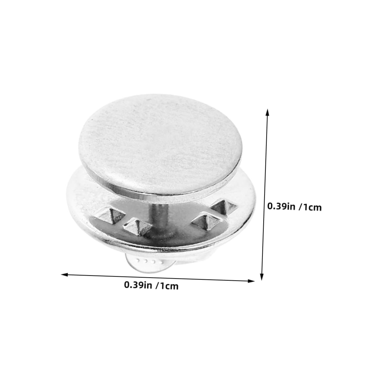TOVINANNA Fashionable Brooch Pin Backs Stainless Steel Jewelry Making Pin Backs Enamel Locking for DIY Jewelry