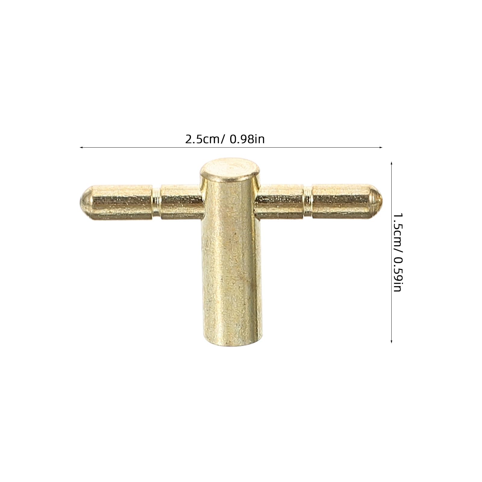 Abaodam 4pcs Music Box Handle Musical Mechanism Key Metal Winder Winding Keys Winder Bar Wind Clock Windup Jewelry Toy Key Windup Key Replacement Windup Jewelry Key