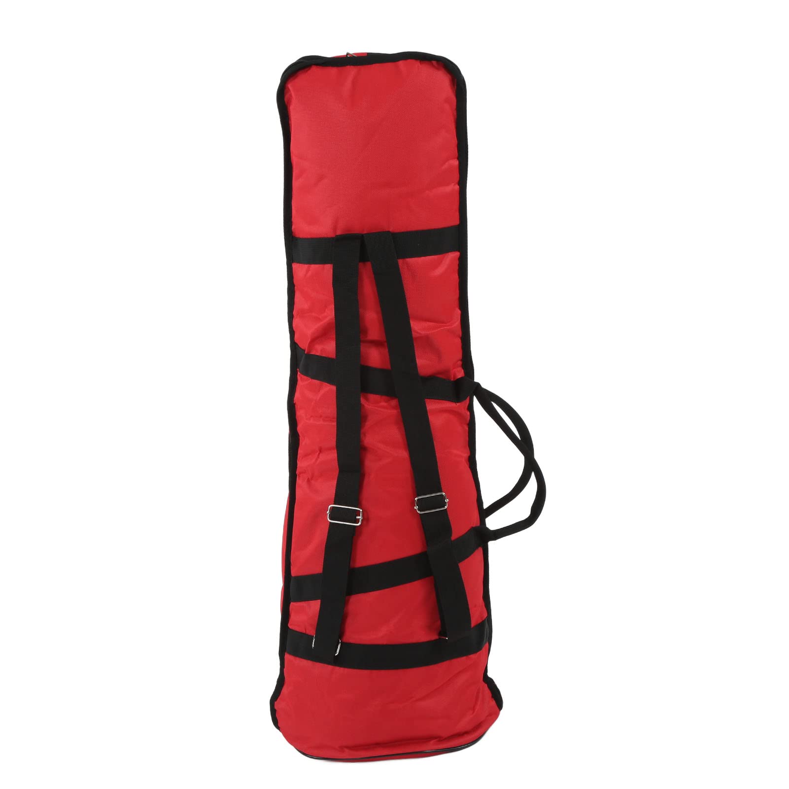 YedaHcy Tenor Trombone Oxford Cloth Material Durably Padded Soft Backpack Shoulder Strap Side Handles Exquisite Appearance for Music Scores Accessories Storage (Red)