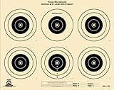 Official NRA 50 Ft Light Rifle Target A-32, Heavy Tag Paper, 9.5 'x 12' 100 Pack