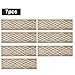 COSY HOMEER Soft Stair Treads Non-Slip Carpet Mat 28inX9in Indoor Stair Runners for Wooden Steps,Stair Rugs for Kids and Dogs, 100% Polyester TPE Backing 7pcs,Beige,Rhombus