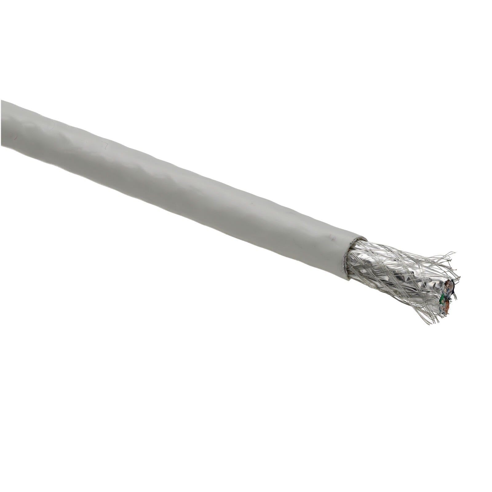 kenable CAT7 UTP RAME Ethernet S/FTP - Avvolgicavo di rete, 100 m, colore: Grigio [100 metri]