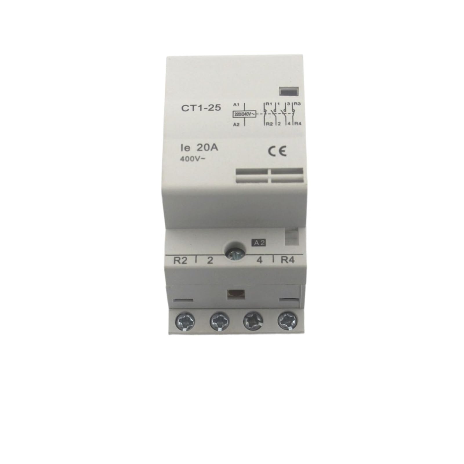 Krajowy stycznik modułowy AC CT1 4P 20A 2NC 2NO 220V/230V 50/60HZ Typ szyny
