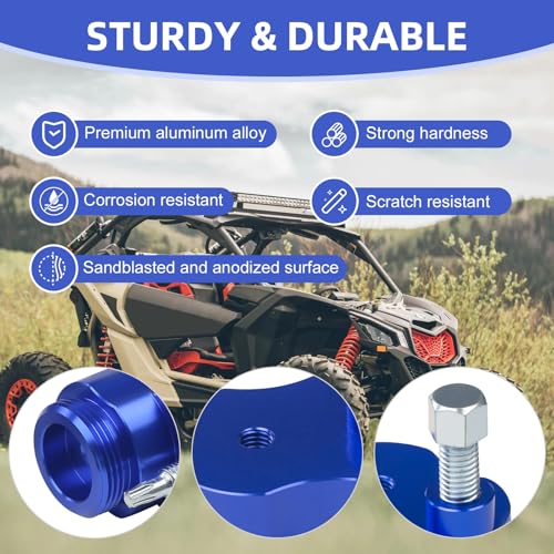 Image of 708200720 Belt Removal Tool, For Can-Am Defender HD10 /Pro /M-averick 2006-2021, Compatible With Maverick X3 /X3 MAX /Trail 1000R 2017-2020 529000088 Blue