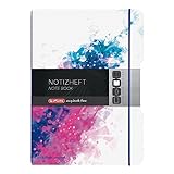Notizheft A4, herlitz my.book, Motiv: Color Splash Pink