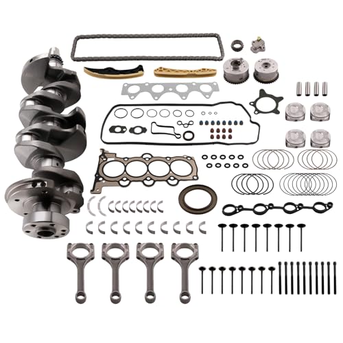 maXpeedingrods Engine Rebuild Overhaul Kit, Crankshaft Gasket Piston & Connecting Rod Kit Fit for Hyundai Accent Veloster for Kia Rio Soul 2012-2017 G4FD 1.6L Engine, Replace 231102B610, 235102B000