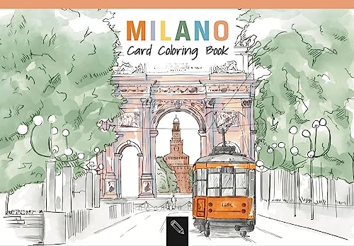  Milano. Card coloring book. Ediz. italiana e inglese