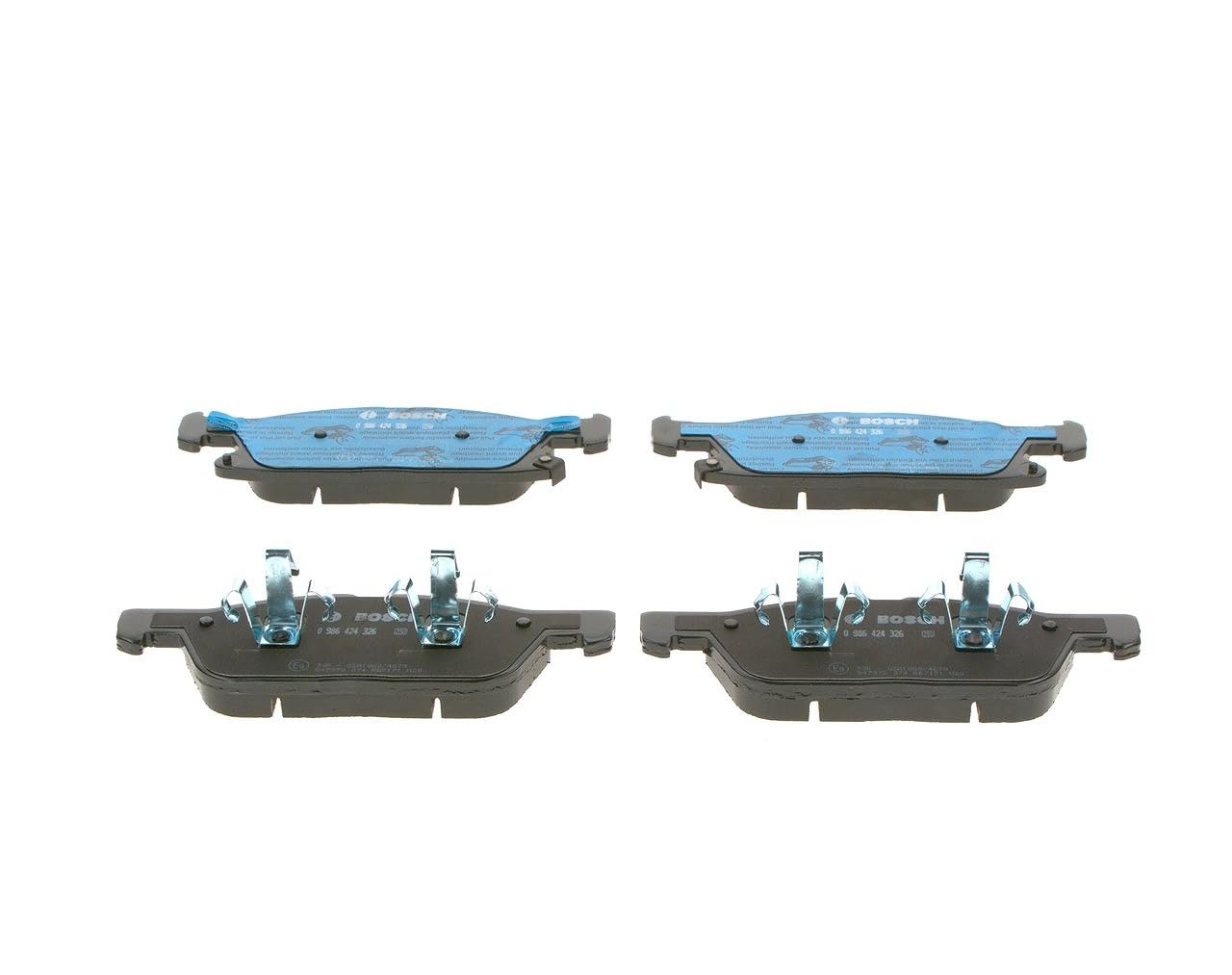 Bosch pastiglie freno anteriori (0 986 424 326) set pastiglie freno, sistema frenante, set pastiglie freno disco, pastiglie freno, pastiglie freno, pastiglie freno, pastiglie freno
