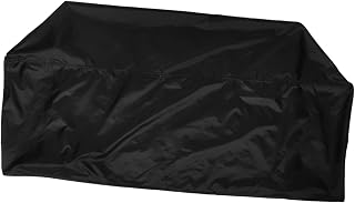 Garneck Cubierta De Trineo Cubierta De Almacenamiento De Trineo Cubierta Impermeable para Trineo Cubierta del Trineo De Almacenamiento Cubierta Antipolvo De Esquí Negro Tela Oxford 210t.