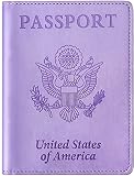 ELASND Passport Holder, Passport and Vaccine Card Holder Combo, Passport Case Passport Cover with Va