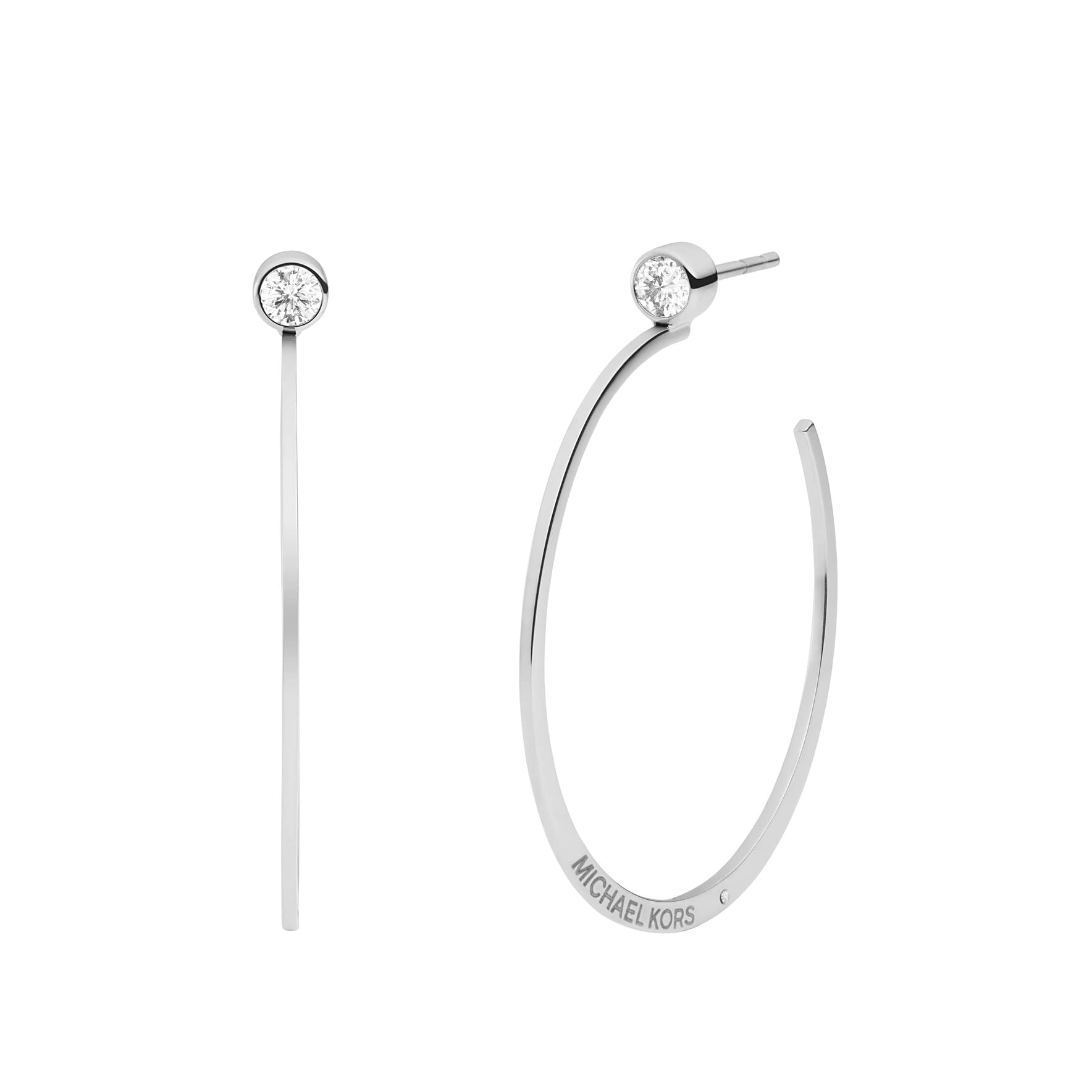 Michael KorsMichael Kor's Women's Stainless Steel Hoop Earrings