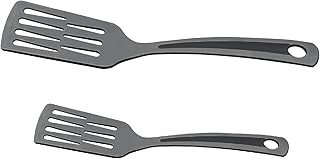 Dynore Black Nylon Spatula Turner for Nonstick- Set of 2