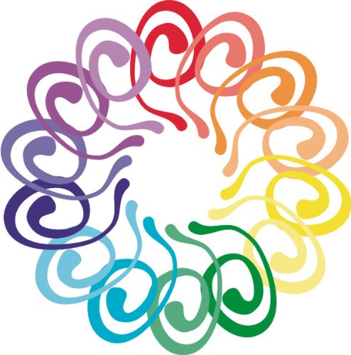 Preisvergleich Produktbild INDIGOS Wandtattoo, Bunt