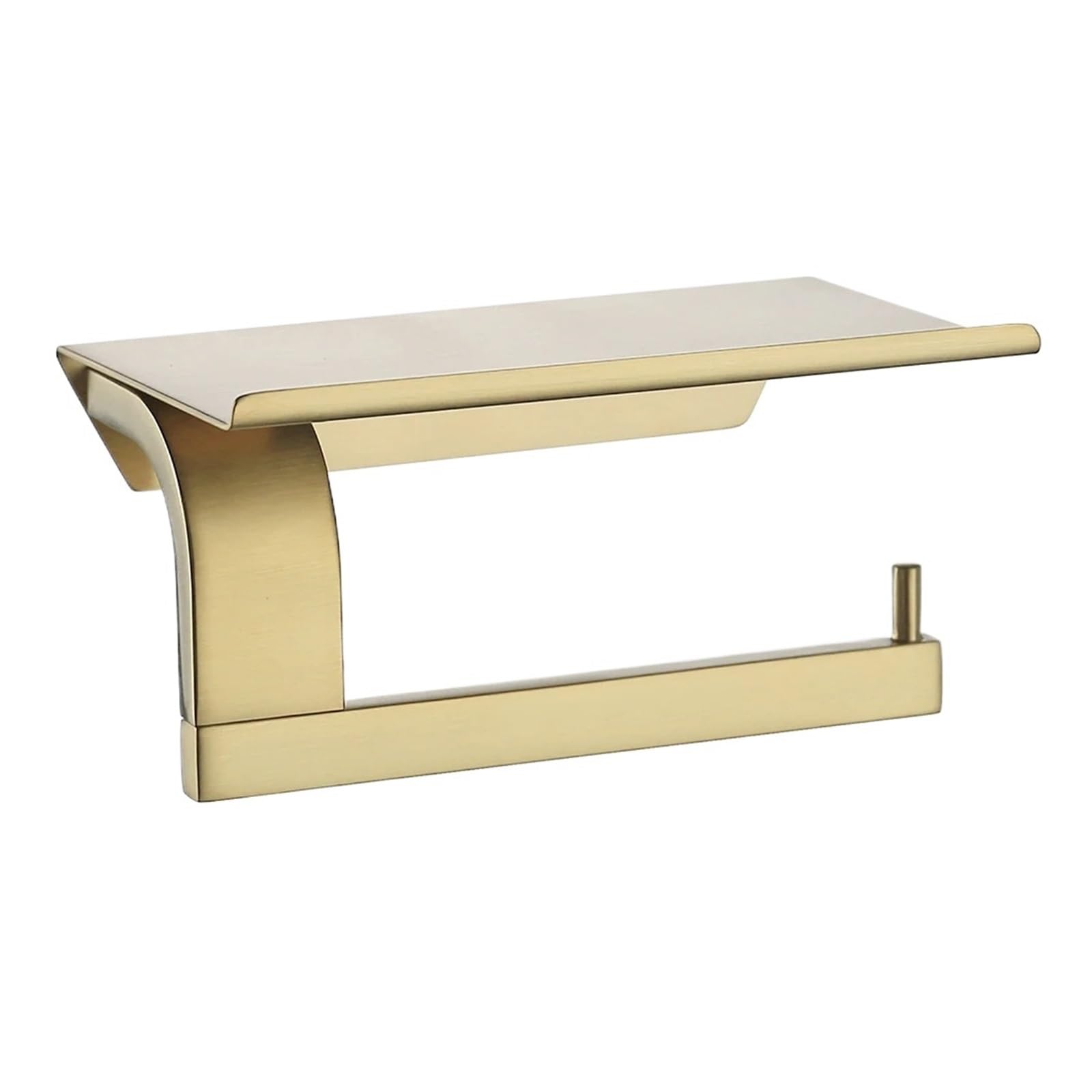 Brushed Brass Toilet Paper Holde Toilet Paper Holder Wall Mount Tissue Roll Hanger Stainless Steel for bathroom home renovation wall mounted