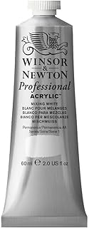 Winsor & Newton Professional Acrylic Paint, 60ml (2-oz) Tube, Mixing White
