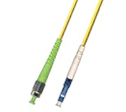 Ultra Spec Cables 1M Singlemode Simplex Fiber Optic Patch Cable Cord (9/125) - FC/APC to LC/UPC