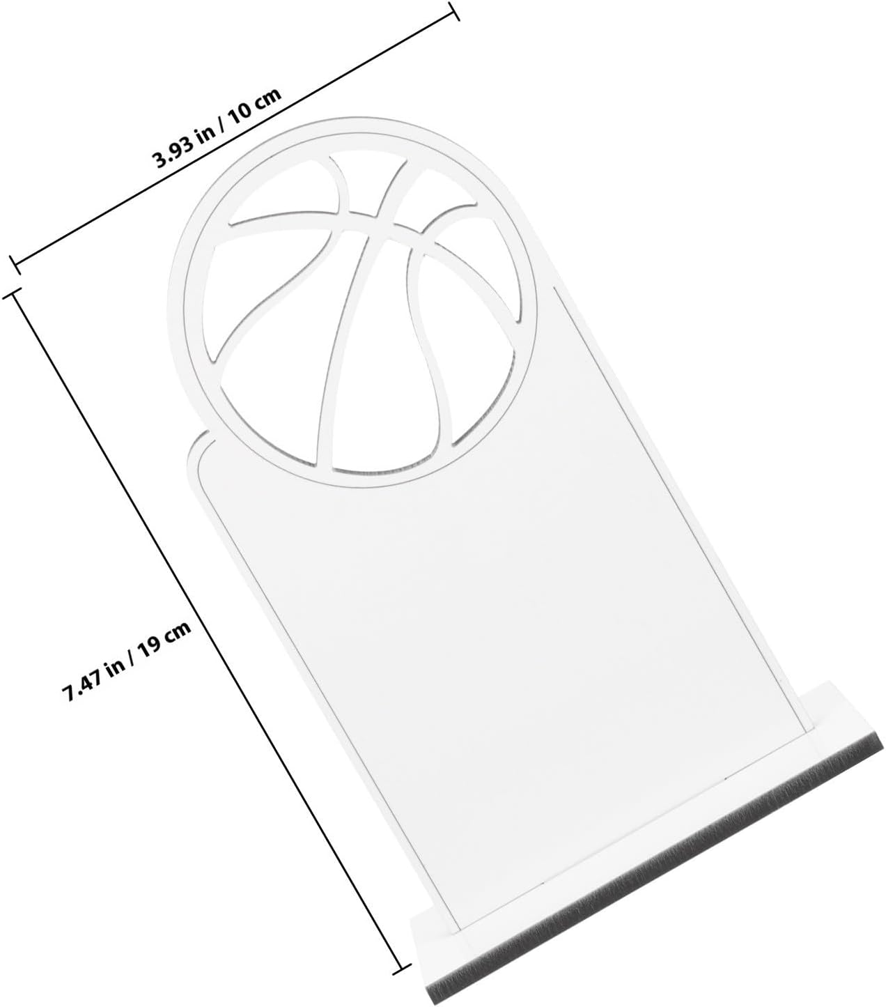 Cabilock Heat Transfer Sports Trophy Blank with Density Board Material DIY Craft Standing Sign for Birthday and Party Sublimation Table Ornament