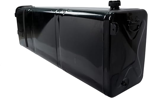 Miniatura 2 de DIYtuning - Tanque de pila de combustible diésel de hierro para camión de transporte de combustible fácil, ligero, pulido, diese, almacenamiento de