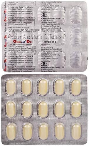 Gemcal-D3 - Strip of 15 Tablets