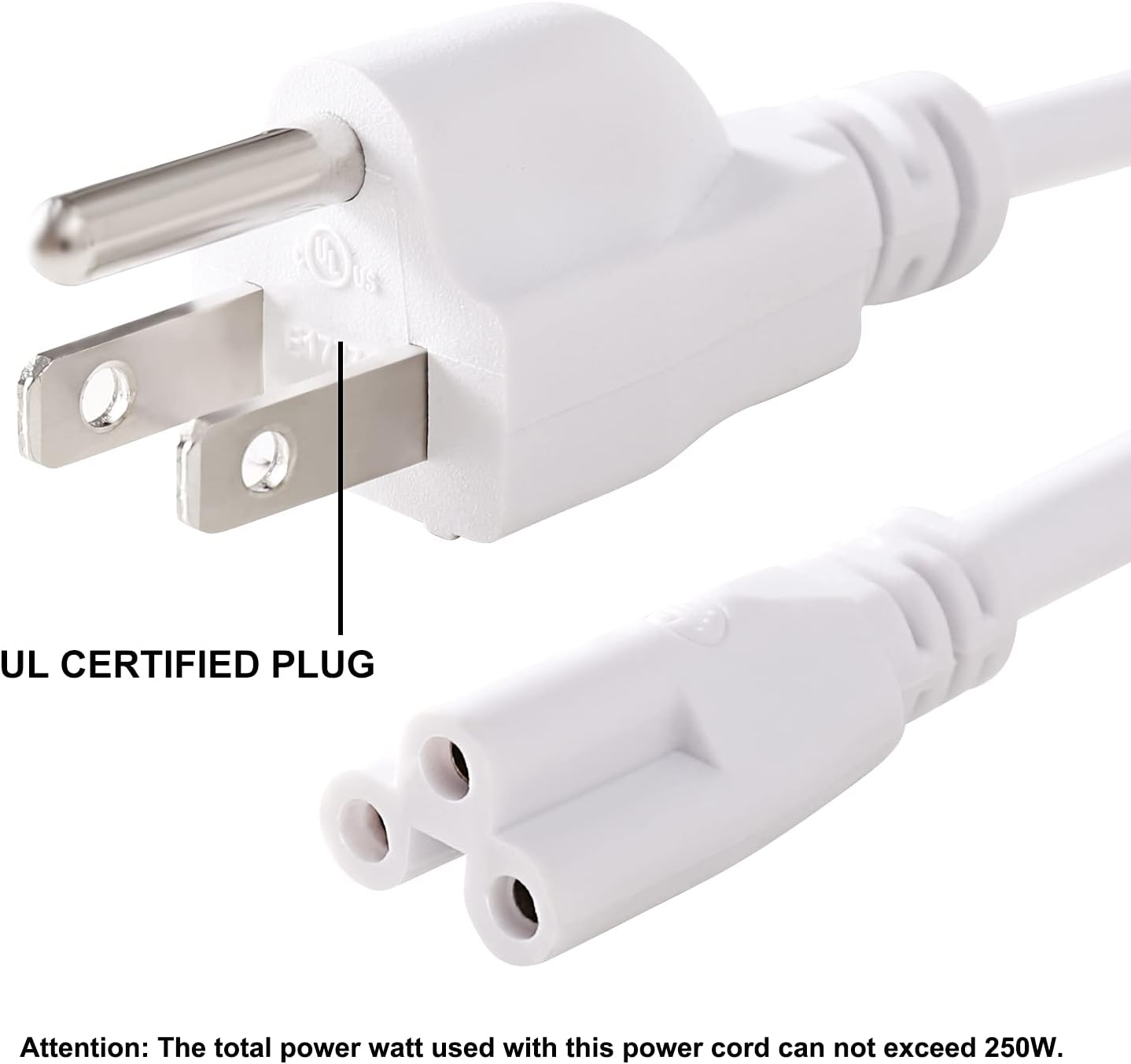 T5 T8 5FT LED Power Cord with onOff Switch, 1.5M LED Tube Power Extension Cord US Plug for T5 T8 LED Light Tube Integrated Light Fixture Extension Cable Wire 4Pack