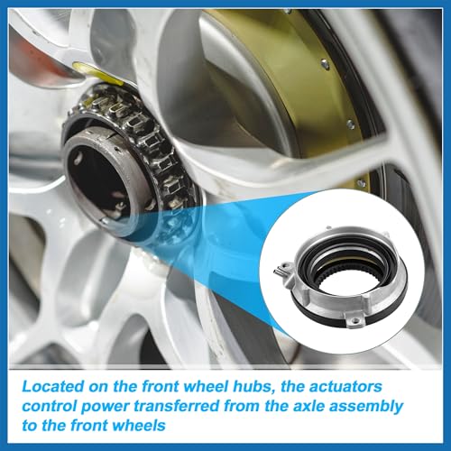 A ABSOPRO 2 Pcs 4x4 Auto Locking Hub 4WD Locking Hub Actuator for Ford F-150 2004-2016 for Ford Expedition 2003-2015 for Lincoln Navigator 2003-2017 7L1Z3C247A 4 Wheel Drive Item Replacement