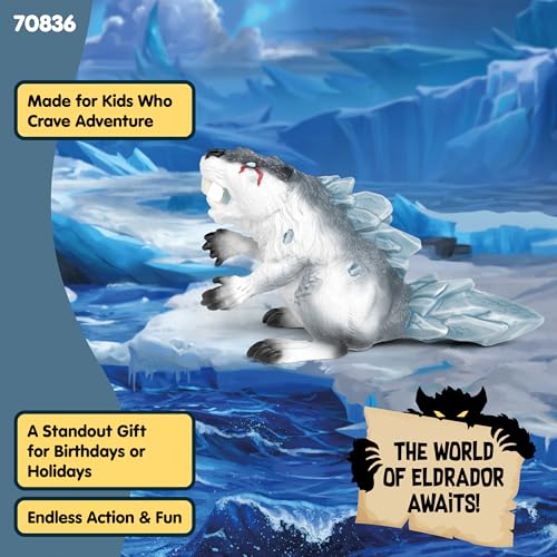Image of Schleich Eldrador - Ice Rodant Toy Figurine - Kids Ages 7+ | 70836