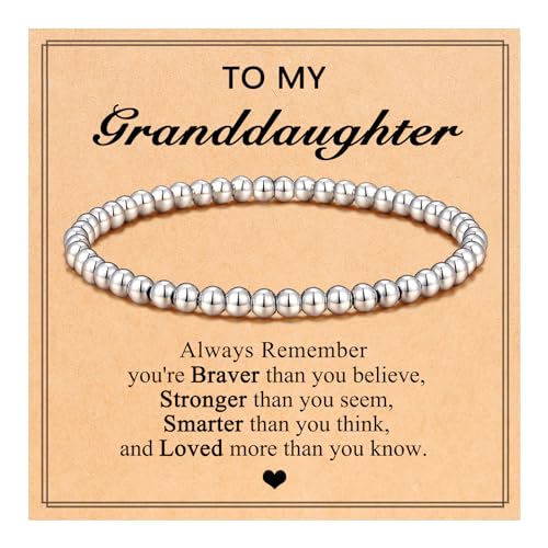 Image of Silver Bracelet for Daughter /Granddaughter /Niece /Sister /Friend Birthday Christmas Mother Valentines Day Gifts for Women