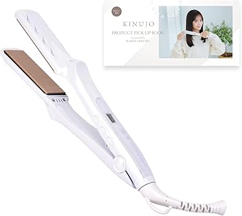 絹女 ワールド kinujo ストレートアイロン ヘアアイロン ホワイト 白 楽天市場】【公式限定ガイドブック付き】 絹女～KINUJO