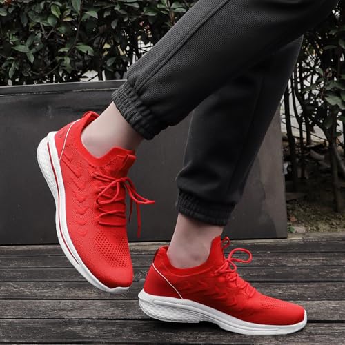 Image of Pujcs Mens Tennis Shoes Slip on Sneakers Ligthtweight Wlking Running Shoes for Work Gym Workout Sports Atheletic