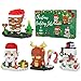 Christmas Building Blocks Sets, 4in1 Building Brickheadz Kit, Santa/Reindeer/Snowman/Gingerbread Man Blocks Bricks Set Christmas Decorations and Gifts for Kids, Boys, Girls, Adult 853PCS (2022 New)