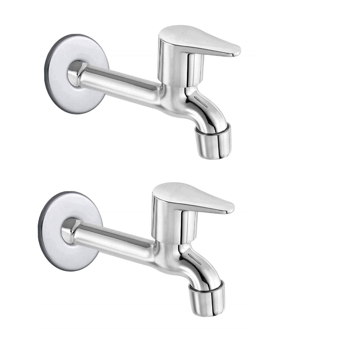 Cossimo Stainless Steel Fusion Long Bib Cock Bathroom Tap with Flange Chrome Plated (Pack of 2) (B09WLZGCRV) Amazon Price History, Amazon Price Tracker