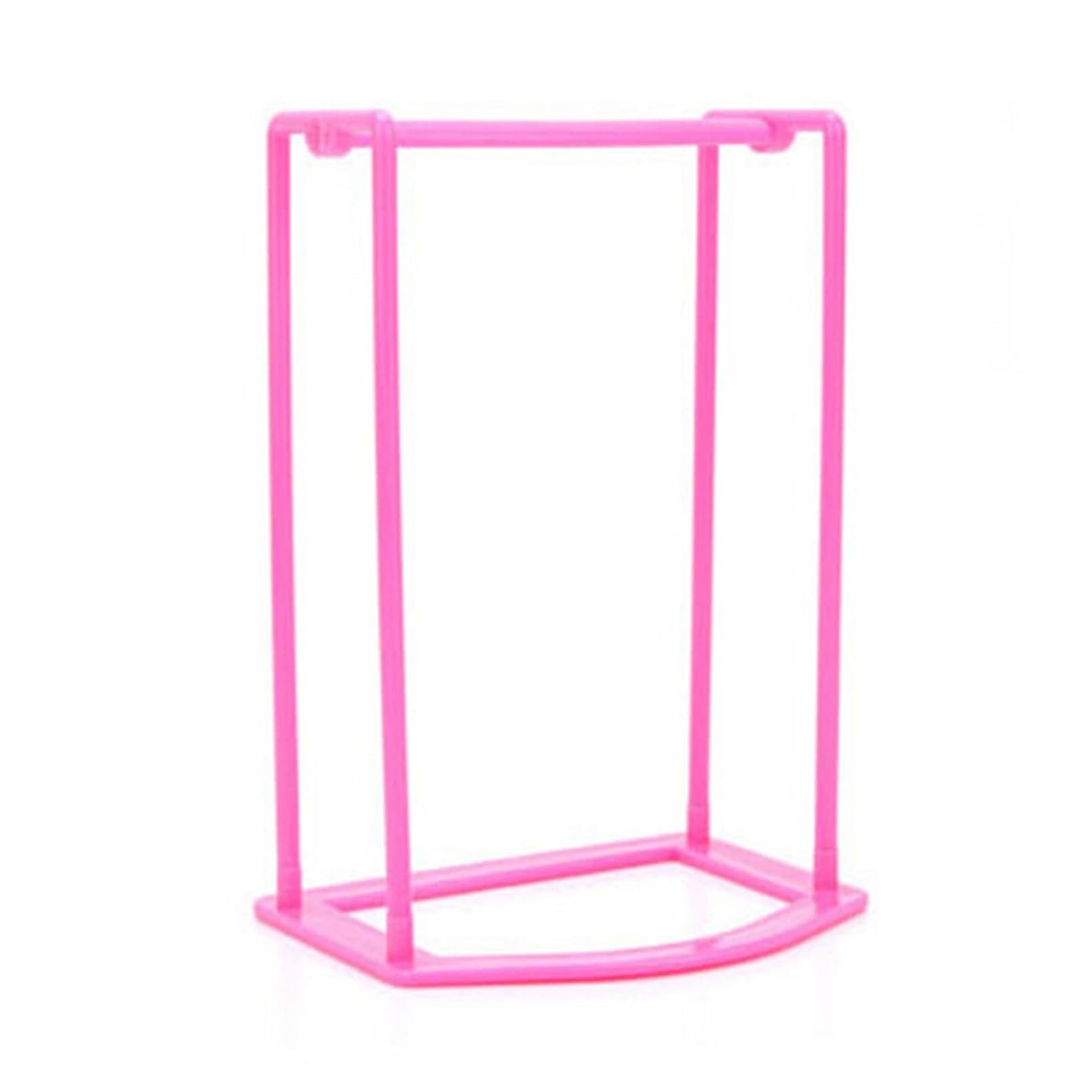 Qxpdd Pink Hanger Organizer Stacker Clothes Hangers Storage Holder Hanger Stacking Rack Space Saving Hanger Stacker Coat Hanger Tidy Stand For Closet Laundry Room,