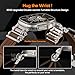 TAURI Nylon for Apple Watch Ultra 2 Band 49mm, Rugged Nylon Braided Strap & Stainless Steel Connectors – Adjustable iWatch Ultra Men's Woven Band, Brown