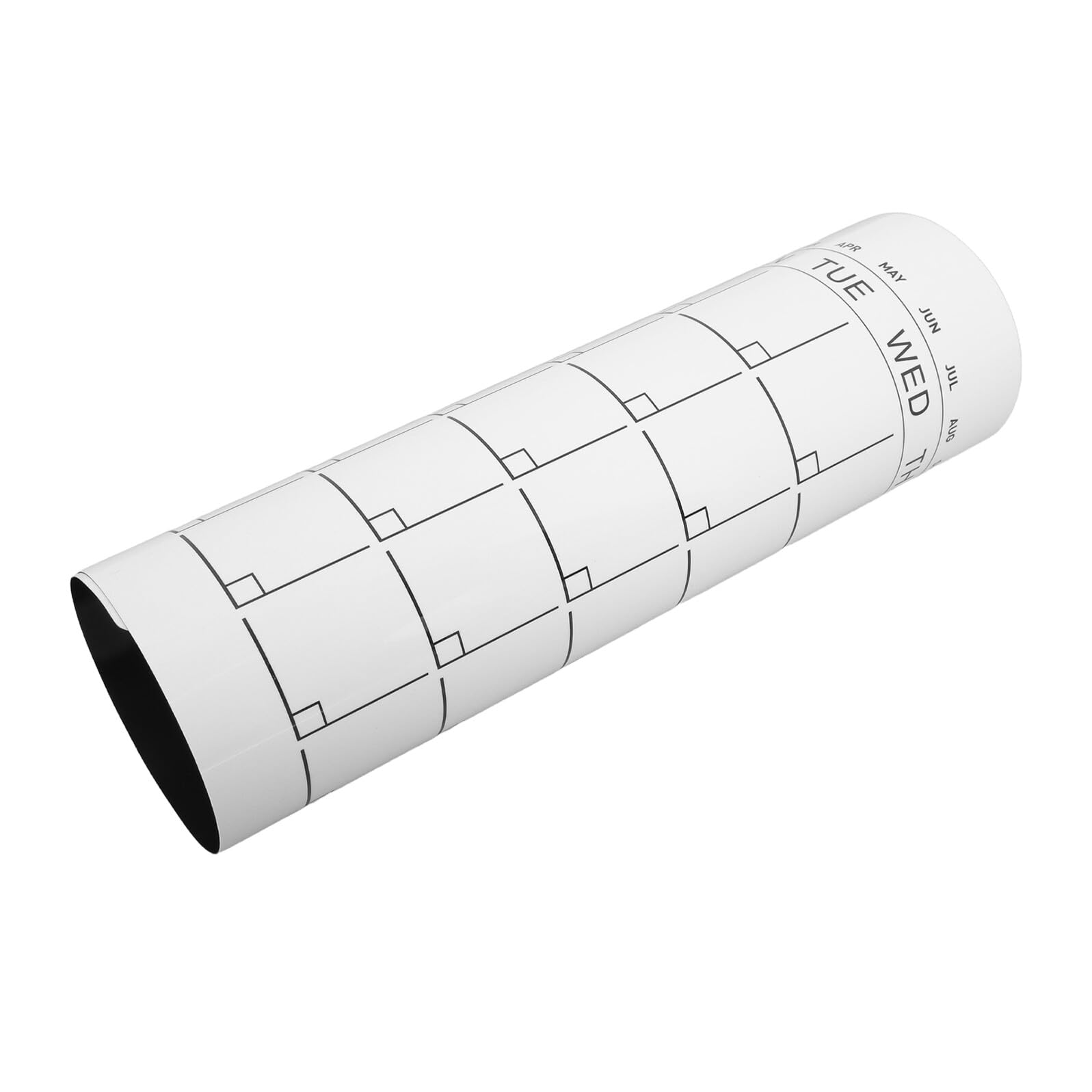 Lurrose 2 Pezzi Calendario Mensile da Parete Adesivo Lavagna Bianca Cancellabile Secco in Pvc Rimovibile senza Data per Organizzazione Ufficio e Routine Quotidiana 53x40 Cm
