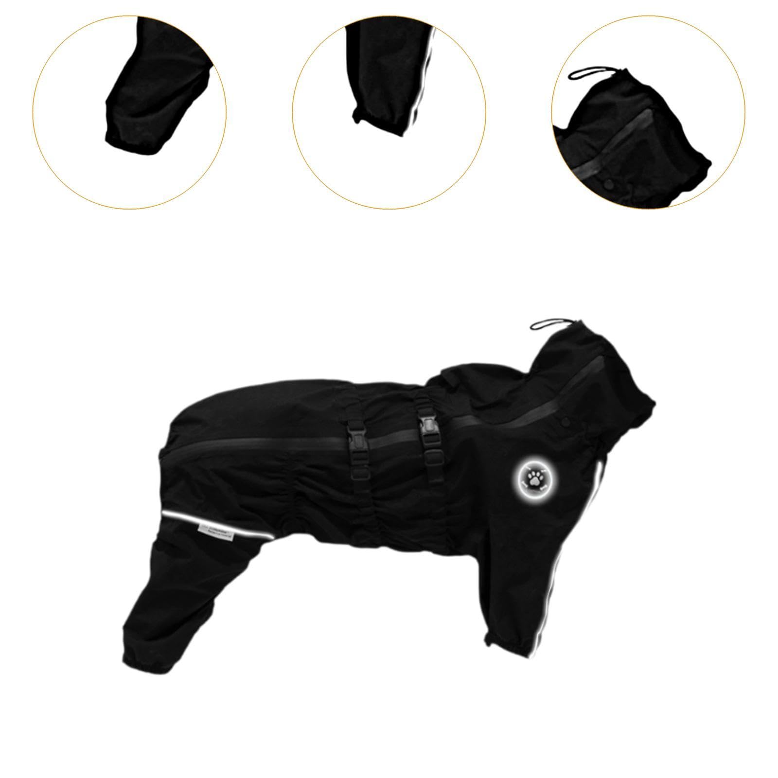 Abrigo de invierno para perros, ropa para perros, traje de nieve, disfraz para mascotas, caminar al aire libre, abrigo reflectante para cachorros, chaqueta para perros pequeños y medianos