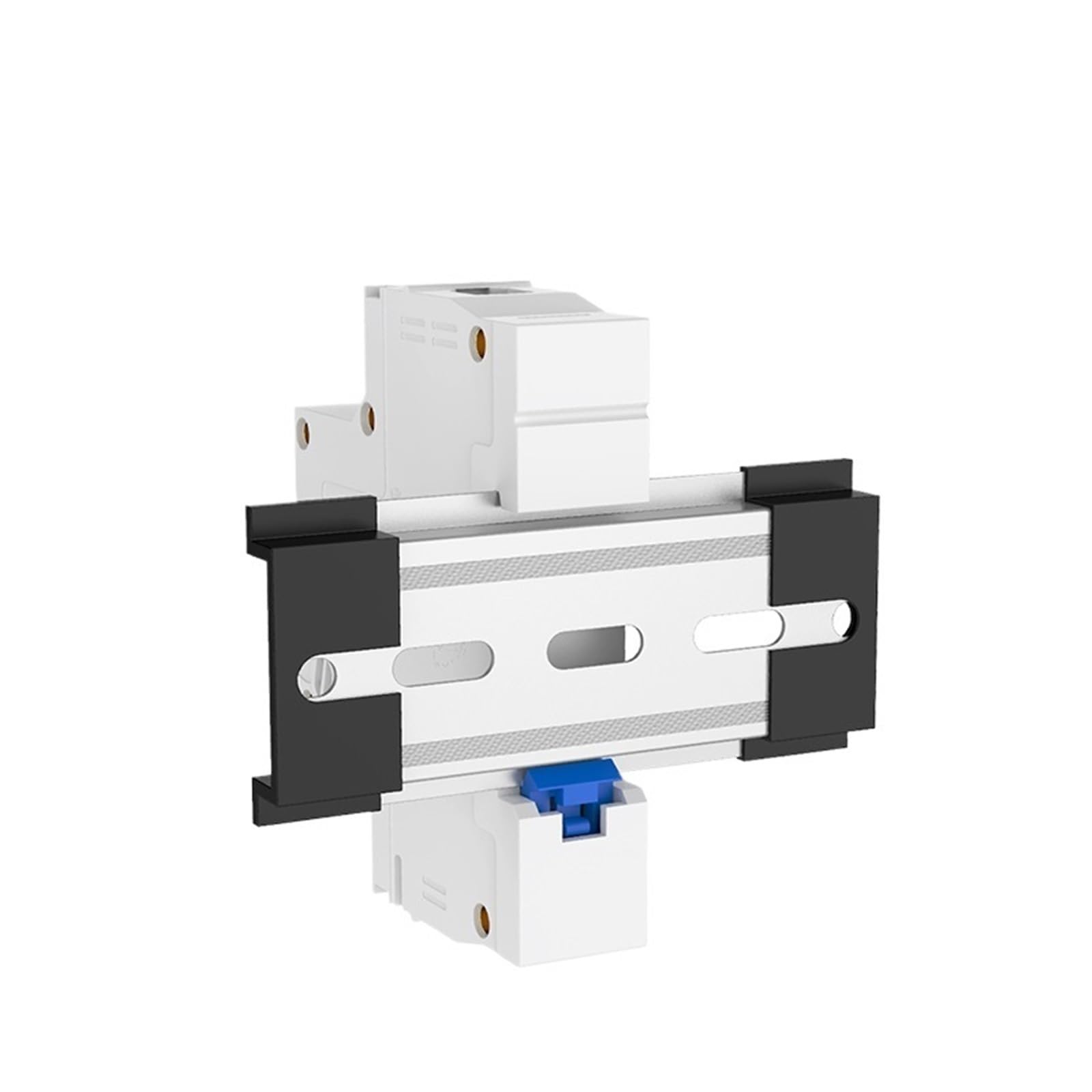 Interruttore automatico in miniatura CA 2 pezzi 1 polo 6A-63A 120/240V sgancio magnetico termico montaggio su guida DIN(10A 2pcs)