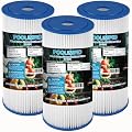 Poolimpid 10" x 4.5" Whole House Water Filter, Compatible with GE FXHSC, GXWH40L, GXWH35F, Culligan R50-BBSA, American Plumber W50PEHD, W10-PR, 5 Micron, High Flow Sediment Filters,3 Pack