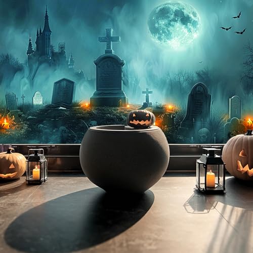 Película decorativa para ventana HOMETITUTE de Halloween 39.3x17.7 miniatura 4