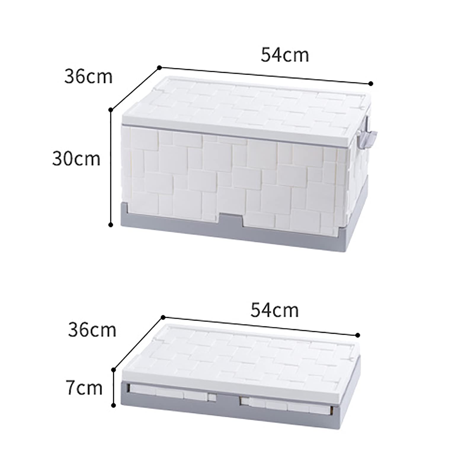 Amazon｜プラスチック 折りたたみ式収納ボックス ユーティリティ