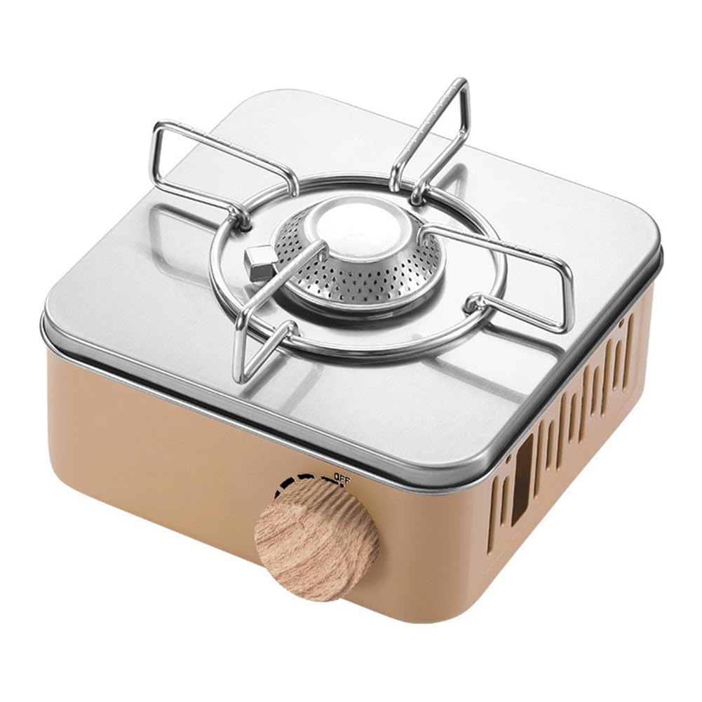 Outdoor Camping Kochen Gasherd Trips Grill Superleichte Reiseutensilien Kochutensilien-Khaki