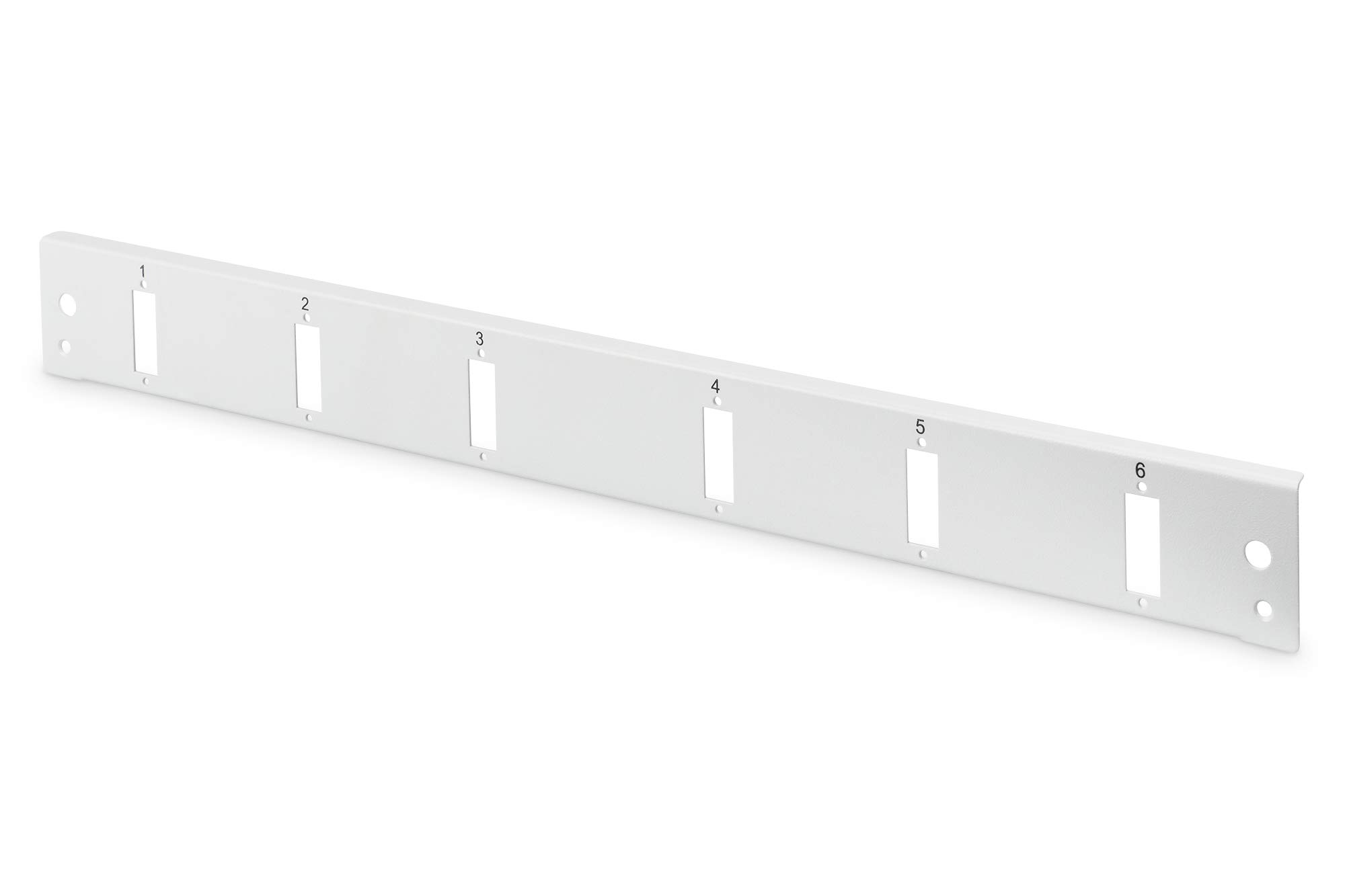 DIGITUS FO front panel, 1U, quick lock, 6x SC DX color grey (RAL 7035)