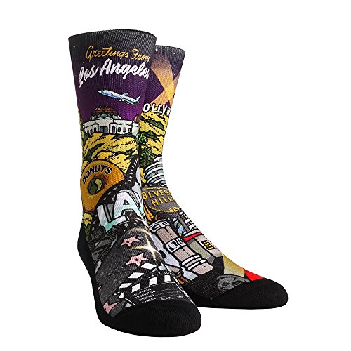 Rock 'Em Elite City - Los Angeles Landmark Crew Socks