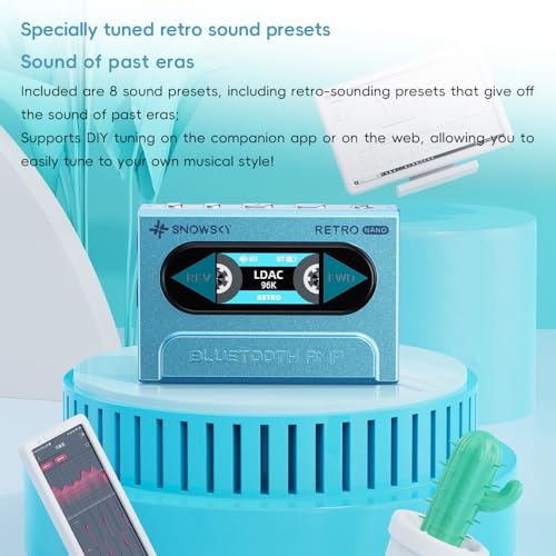 Image of FiiO /Snowsky Retro Nano Bluetooth USB DAC AMP with LDAC, aptX Adaptive, aptX LL (3.5mm Unbalanced & 4.4mm Balanced Output) (White)