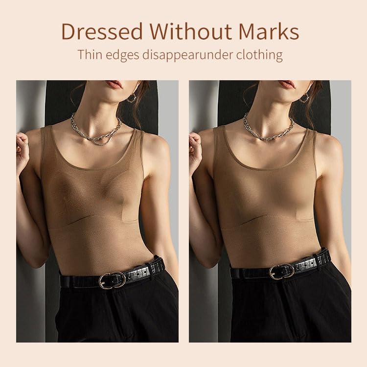 Generic Nipple Cover Miranda Silicone Bra Cups for Women, X-Shape, Non-Returnable, Reusable Creme, 8 cm