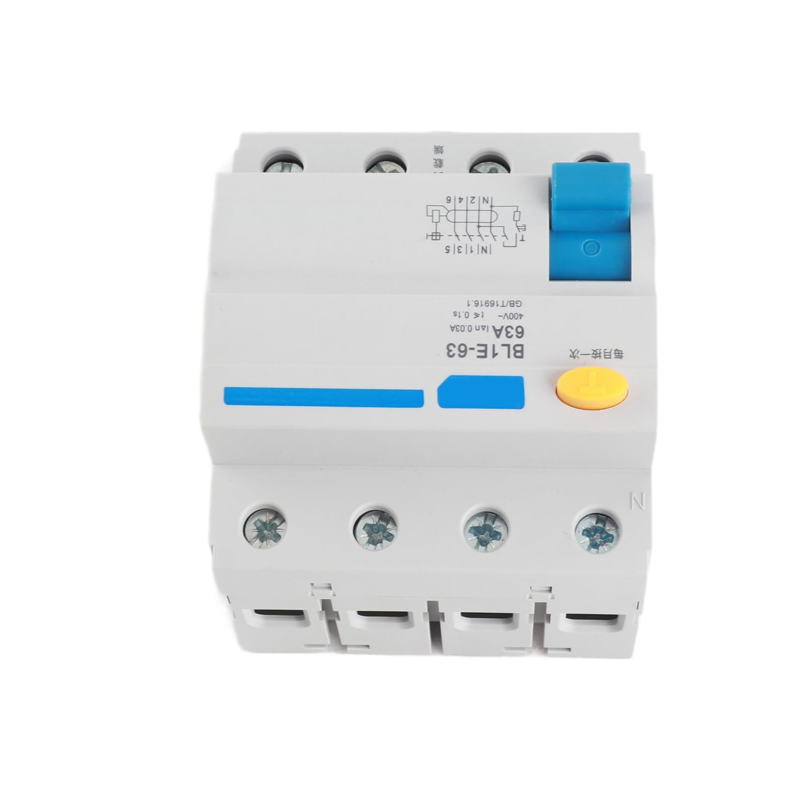 Disjoncteur Différentiel BL1E-63 3P+N 63A - Salvavita C63 Triphasé 230V 30mA
