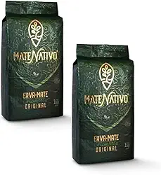 Kit 2 Erva Mate Para Chimarrão Mate Nativo Original Premium 2pct de1kg cada