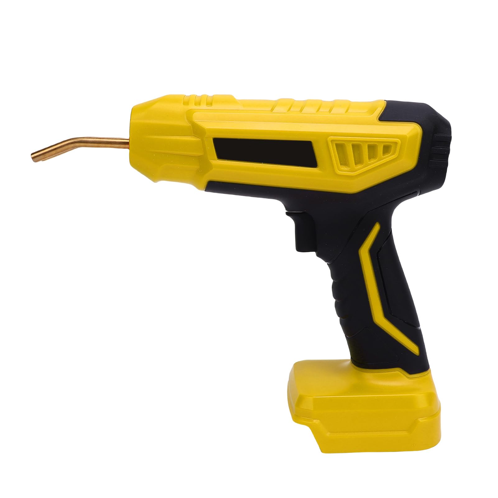 Keenso Spawarka do Plastiku 200 W, Zasilany Bateryjnie Zestaw do Spawania Plastiku z Cyfrowym Wyświetlaczem Mocy i Ustawieniem Czasu, Naprawy PP W Motoryzacji, Remontach (YELLOW)