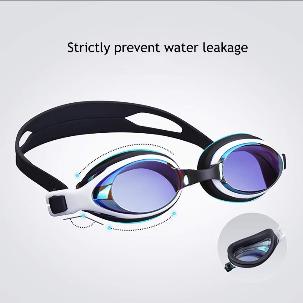Wide View Swim Goggles Entrenamientos de natación - Agua interior - Línea exterior