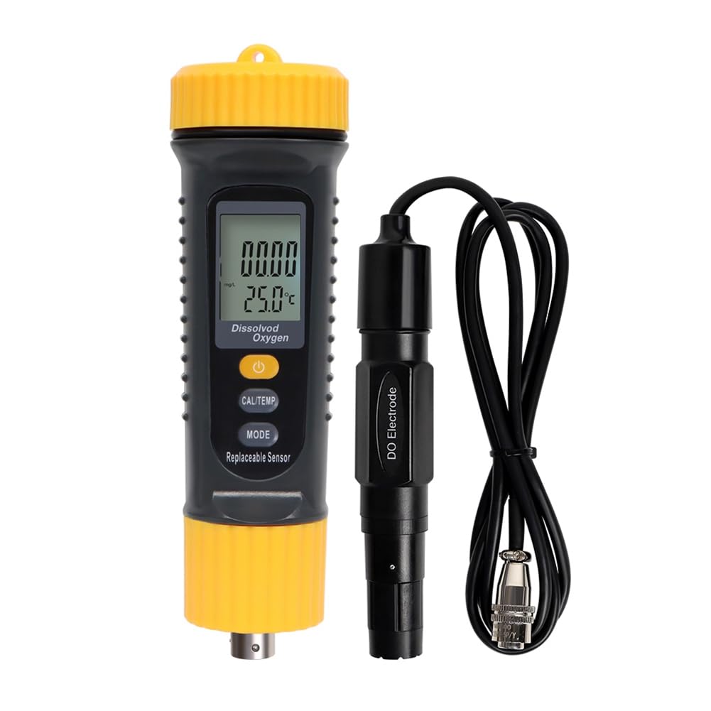 Ehwisbe Smart Do Tester Lcd Digital Dissolved Oxygen Meter 0-20.0 Mg/L Water Quality Monitor Oxygen Content Detector For Pool