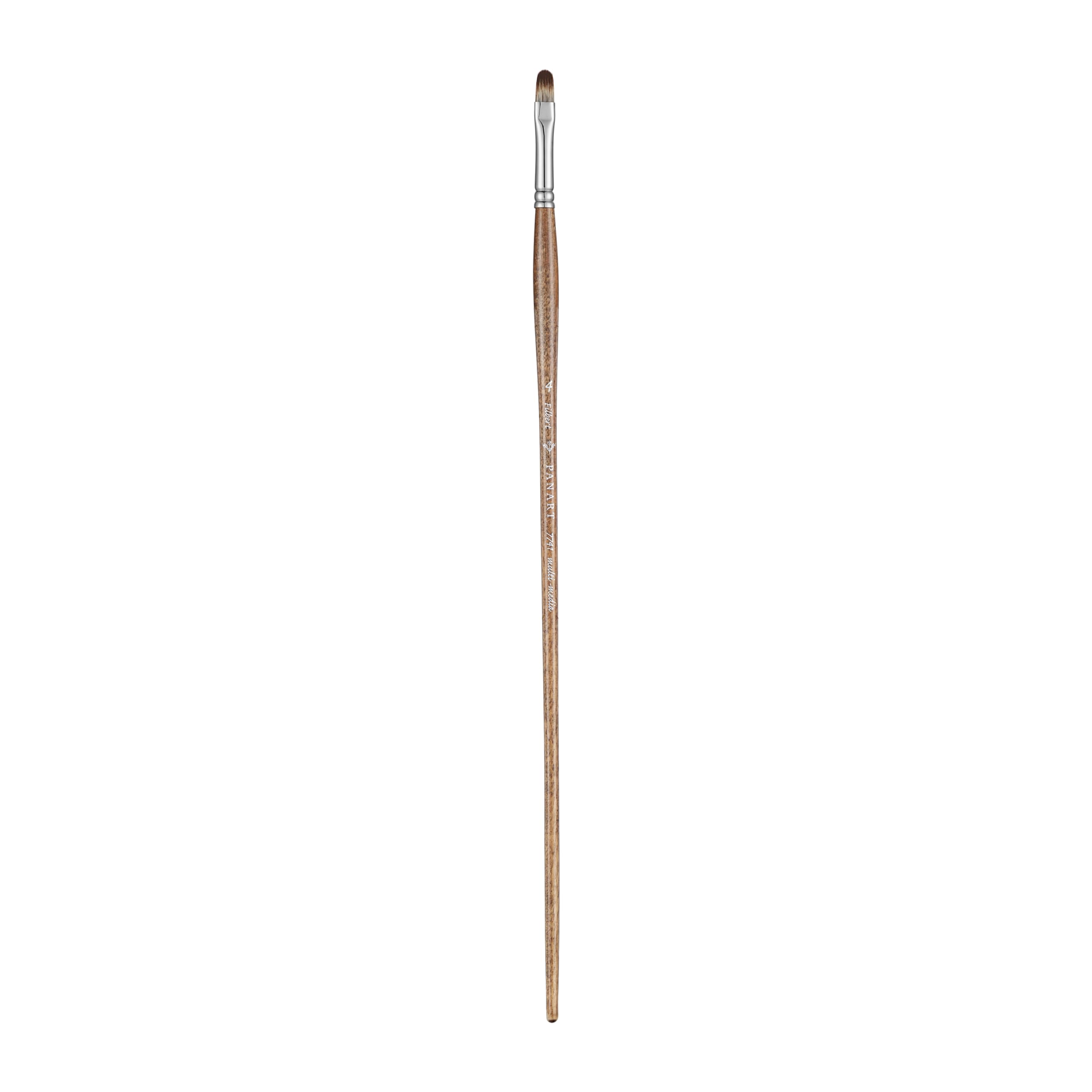 Pan Art Synthetic Mongoose Filbert No. 04 – Detail & Wash Brush for Mixed Media – Premium Brush for Artists Paintbrush for Fine Art, Craft & Illustration – 1 Unit